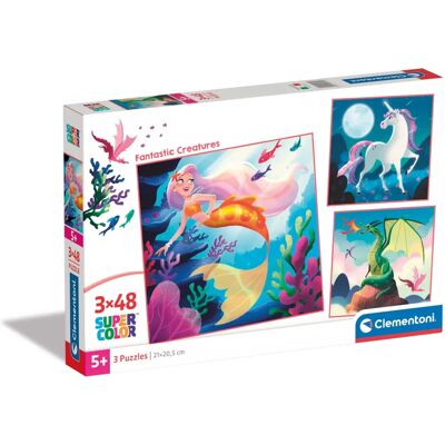 Clementoni Puzzle Super Color Fantázia - Puzzle Clementoni Puzzle Super Color Fantázia - Puzzle