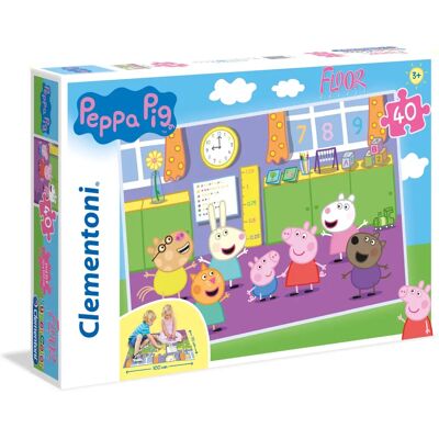Clementoni Peppa Pig 40 dílků Puzzle - Děti Clementoni Peppa Pig 40 dílků Puzzle - Děti