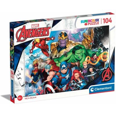 Clementoni Supercolor 25718 Puzzle - 104 pièces - Couleurs vives Clementoni Supercolor 25718 Puzzle - 104 pièces - Couleurs vives