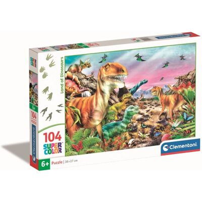 Clementoni Land der Dinosaurier 104 Puzzle - Kinderspielzeug Clementoni Land der Dinosaurier 104 Puzzle - Kinderspielzeug