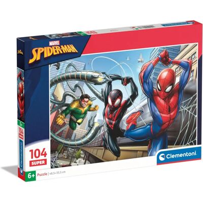 Clementoni Spider-Man Puzzle - Super Color - 104 Teile Clementoni Spider-Man Puzzle - Super Color - 104 Teile