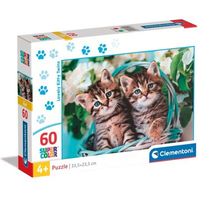 Clementoni Modell Lovely Kitty Twins Puzzle - Puzzle Clementoni Modell Lovely Kitty Twins Puzzle - Puzzle