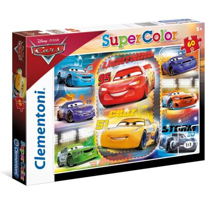 Clementoni 26973 Układanka - 60 elementów, Disney Cars, Dzieci Clementoni 26973 Układanka - 60 elementów, Disney Cars, Dzieci