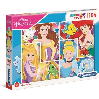 Puzzle Disney Princess Clementoni - 104 Pezzi - Made in Italy Puzzle Disney Princess Clementoni - 104 Pezzi - Made in Italy
