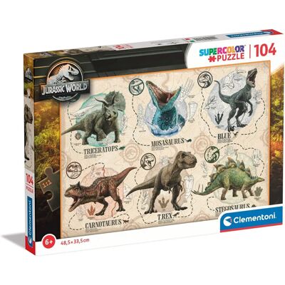 Puzzle Jurassic World de Clementoni - 104 Pièces - Puzzle Puzzle Jurassic World de Clementoni - 104 Pièces - Puzzle