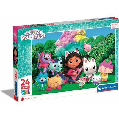 Puzzle Maxi Maison de Gabby Clementoni 24 Pièces - Publicité Puzzle Maxi Maison de Gabby Clementoni 24 Pièces - Publicité