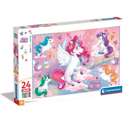 Clementoni Jolly Unicorns Puzzle - 24 Pieces Clementoni Jolly Unicorns Puzzle - 24 Pieces