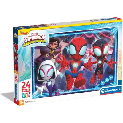 Clementoni Spidey & Friends Maxi Puzzle - 24 große Teile Clementoni Spidey & Friends Maxi Puzzle - 24 große Teile