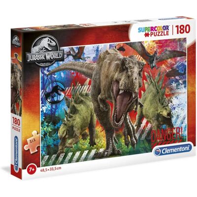Clementoni Model 29106 Jurassic World Puzzel - 180 Stukken voor Kinderen Clementoni Model 29106 Jurassic World Puzzel - 180 Stukken voor Kinderen