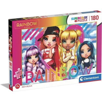 Puzzle Rainbow High 180 Pièces - Clementoni Puzzle Rainbow High 180 Pièces - Clementoni