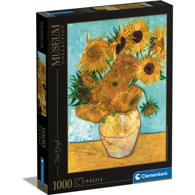 Clementoni Van Gogh Sunflowers Puzzle - 1000 Pieces - Museum Collection Clementoni Van Gogh Sunflowers Puzzle - 1000 Pieces - Museum Collection