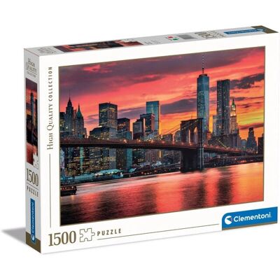 Clementoni East Dusk - 1500 Piece Jigsaw Puzzle - City Clementoni East Dusk - 1500 Piece Jigsaw Puzzle - City