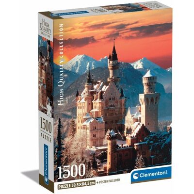 Clementoni Rompecabezas Neuschwanstein 1500 Piezas - Paisaje Clementoni Rompecabezas Neuschwanstein 1500 Piezas - Paisaje