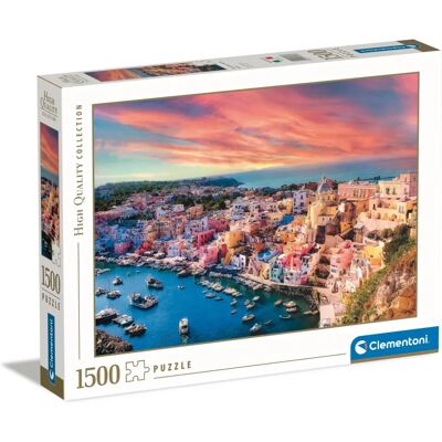 Clementoni Model Procida Puzzle 1500 Pieces - Puzzle Clementoni Model Procida Puzzle 1500 Pieces - Puzzle