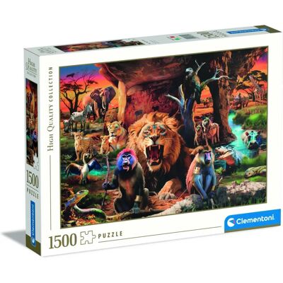 Clementoni - Puzzle 1500 pz - The Tribal Society - Puzzle Clementoni - Puzzle 1500 pz - The Tribal Society - Puzzle
