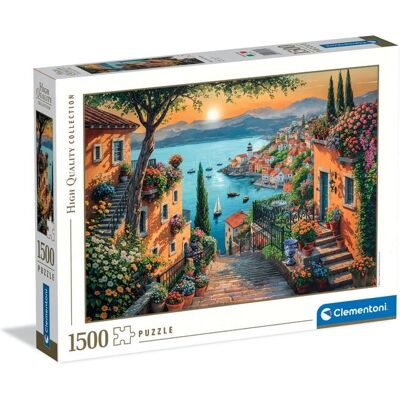 Clementoni 31726 Kirakós - Kikötői jelenet - 1500 darab - Művészet Clementoni 31726 Kirakós - Kikötői jelenet - 1500 darab - Művészet