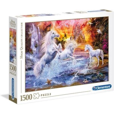 Puzzle Clementoni Licornes Sauvages - 1500 Pièces - Puzzle - Publicité Puzzle Clementoni Licornes Sauvages - 1500 Pièces - Puzzle - Publicité