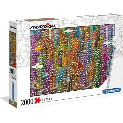 Puzzle Clementoni 32565 - La Jungle - 2000 pièces - Bâtiment Puzzle Clementoni 32565 - La Jungle - 2000 pièces - Bâtiment