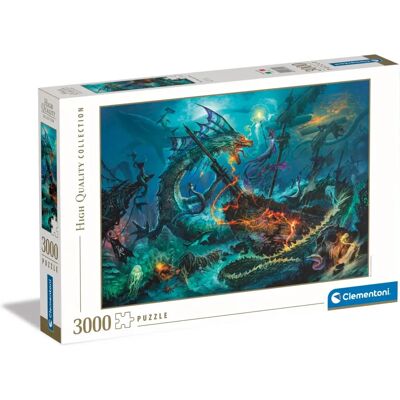 Clementoni Combat Sous-Marin Puzzle 3000 Pièces - Puzzle Clementoni Combat Sous-Marin Puzzle 3000 Pièces - Puzzle