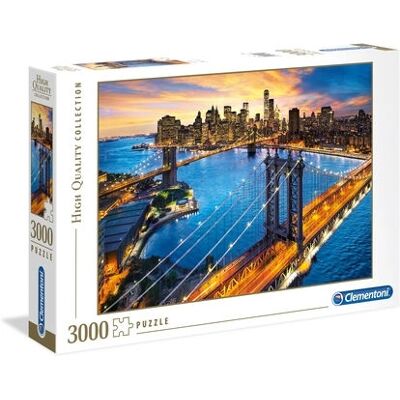 Clementoni 33546 Korkealaatuinen Kokoelma - Manhattan Yön Palapeli Clementoni 33546 Korkealaatuinen Kokoelma - Manhattan Yön Palapeli