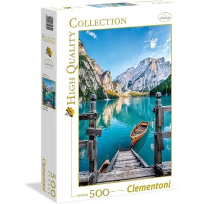 Clementoni Braies See Puzzle Hochwertig 500 Stück Clementoni Braies See Puzzle Hochwertig 500 Stück