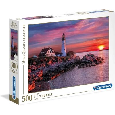 Clementoni Portland Head Light Puzzle 500 pièces - Puzzle - Publicité Clementoni Portland Head Light Puzzle 500 pièces - Puzzle - Publicité