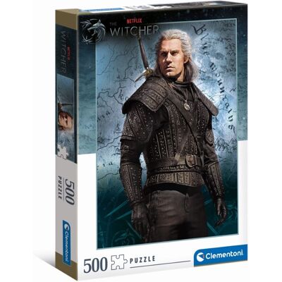Quebra-cabeça Clementoni Geralt de Rivia - 500 Peças Quebra-cabeça Clementoni Geralt de Rivia - 500 Peças
