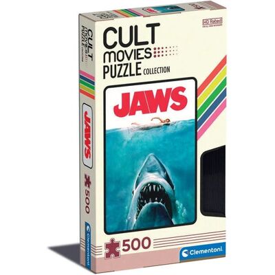Clementoni 35111 Jigsaw Puzzle - Cult Movies - Jaws - 500 pcs Clementoni 35111 Jigsaw Puzzle - Cult Movies - Jaws - 500 pcs