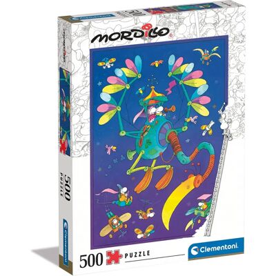 Clementoni Mordillo Reisspeelgoed - 500 Stukken - Puzzel voor Volwassenen Clementoni Mordillo Reisspeelgoed - 500 Stukken - Puzzel voor Volwassenen