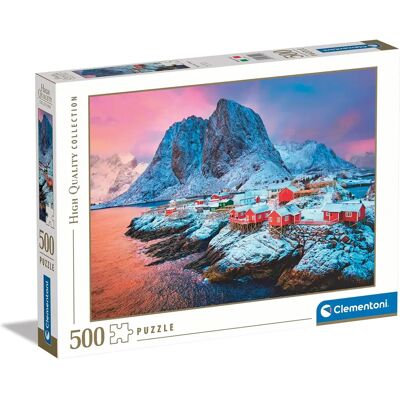Clementoni Hamnøy Village Puzzle 500 Pieces - Jigsaw Puzzle Clementoni Hamnøy Village Puzzle 500 Pieces - Jigsaw Puzzle