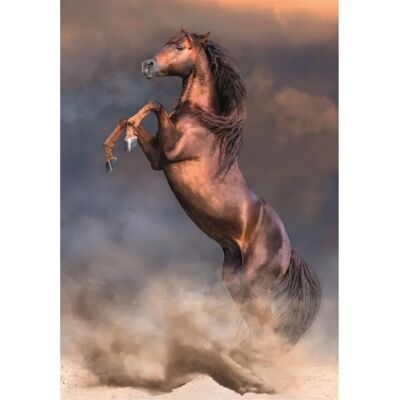 Clementoni 35521 Puzzle - Red Stallion - 500 Pieces - Puzzle Clementoni 35521 Puzzle - Red Stallion - 500 Pieces - Puzzle