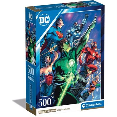 Clementoni Justice League 500-darabos Puzzle Clementoni Justice League 500-darabos Puzzle