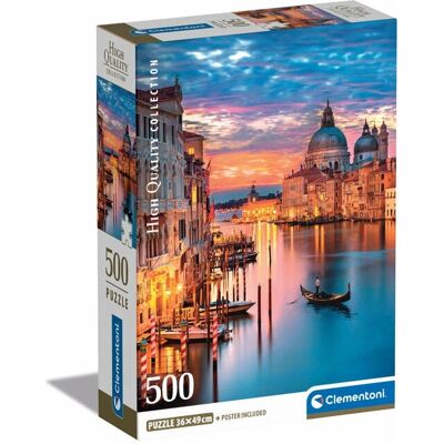 Collection Haute Qualité Clementoni Puzzle Lumineux Venise - 500 pièces Collection Haute Qualité Clementoni Puzzle Lumineux Venise - 500 pièces