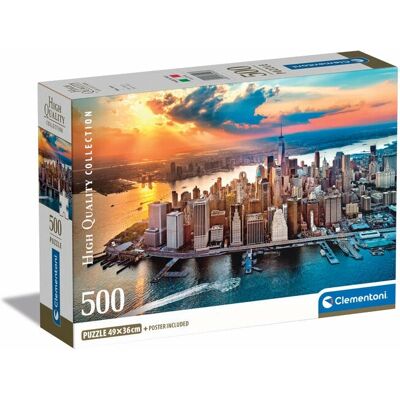 Clementoni New York 500-delt Puslespill - Landskap Clementoni New York 500-delt Puslespill - Landskap