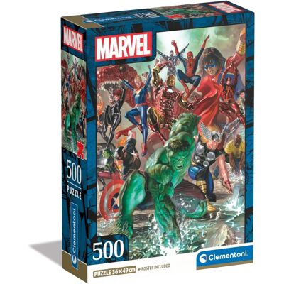 Clementoni Marvel Avengers Puzzle - 500 Darab Clementoni Marvel Avengers Puzzle - 500 Darab