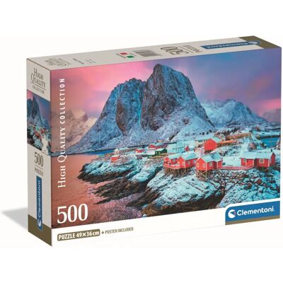Clementoni Hamnoy Village 500 pcs Puzzle - Jigsaw Puzzle Clementoni Hamnoy Village 500 pcs Puzzle - Jigsaw Puzzle