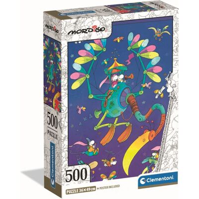 Clementoni 35594 Puzzle - 500 Elementów, Włochy Ekologiczne Clementoni 35594 Puzzle - 500 Elementów, Włochy Ekologiczne