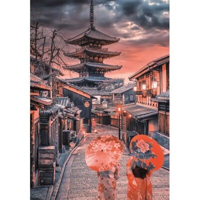 Clementoni 500 delar Kväll i Kyoto - Pussel Clementoni 500 delar Kväll i Kyoto - Pussel
