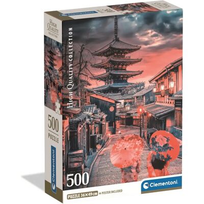 Clementoni Puzzle 500 pièces Soirée à Kyoto - Puzzle - Publicité Clementoni Puzzle 500 pièces Soirée à Kyoto - Puzzle - Publicité