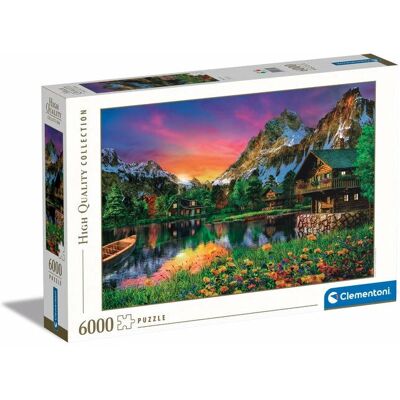 Clementoni Puzzle Jezioro Alpinskie 6000 Elementów - Krajobraz Clementoni Puzzle Jezioro Alpinskie 6000 Elementów - Krajobraz