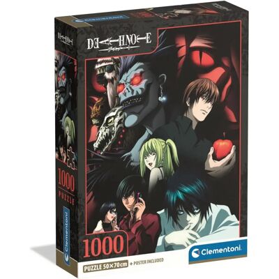 Clementoni 37509 Puzzle - Death Note Anime, 1000 bitar, Italien Clementoni 37509 Puzzle - Death Note Anime, 1000 bitar, Italien