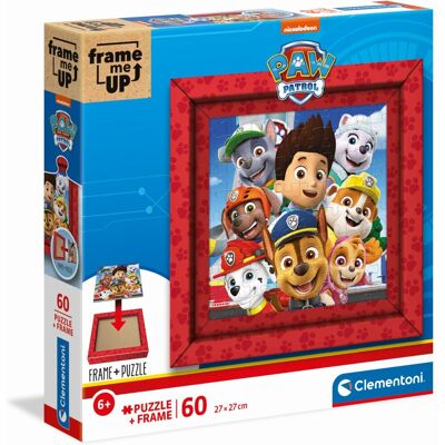 Clementoni 38808 Puzzle Paw Patrol - 60 Dílů, Barevné, s Rámem Clementoni 38808 Puzzle Paw Patrol - 60 Dílů, Barevné, s Rámem