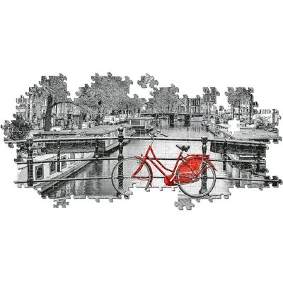 Clementoni Modèle 39440 - Puzzle Panorama Vélo Amsterdam - Puzzle - Publicité Clementoni Modèle 39440 - Puzzle Panorama Vélo Amsterdam - Puzzle - Publicité