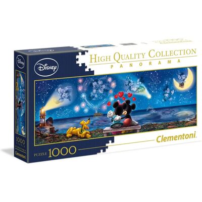 Clementoni Mickey & Minnie Mouse Panorama Jigsaw Puzzle - 1000 Pieces Clementoni Mickey & Minnie Mouse Panorama Jigsaw Puzzle - 1000 Pieces