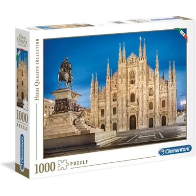 Clementoni Puzzle de Haute Qualité Milan 1000 Pièces - Publicité Clementoni Puzzle de Haute Qualité Milan 1000 Pièces - Publicité