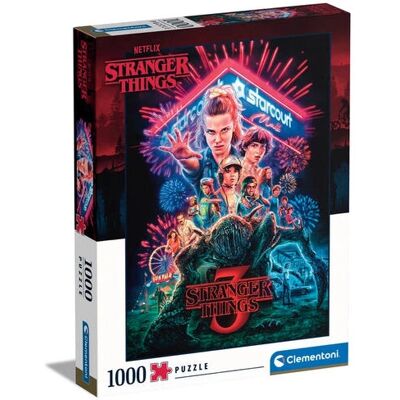 Clementoni Model 39653 Stranger Things 1000 elementów Puzzle Clementoni Model 39653 Stranger Things 1000 elementów Puzzle