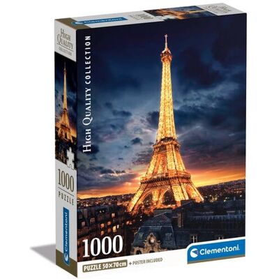Clementoni Tour Eiffel Quebra-Cabeça de 1000 Peças - Puzzle Clementoni Tour Eiffel Quebra-Cabeça de 1000 Peças - Puzzle