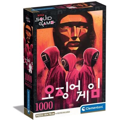 Clementoni Squid Game 1000 Darab Fejtörő - Puzzle Clementoni Squid Game 1000 Darab Fejtörő - Puzzle