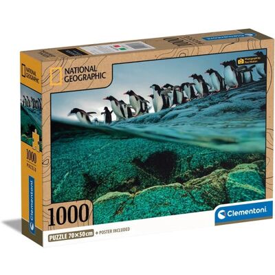 Clementoni Pingvin Puslespill - 1000 Biter Dyr Clementoni Pingvin Puslespill - 1000 Biter Dyr