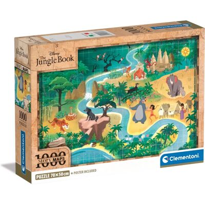 Clementoni Jungle Book 1000 Puzzle - Poster Included - Kids & Adults Clementoni Jungle Book 1000 Puzzle - Poster Included - Kids & Adults
